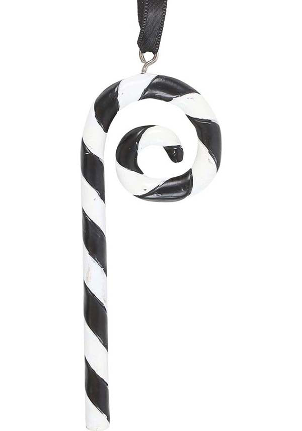 Candy Cane [Black/White] | HANGING ORNAMENT