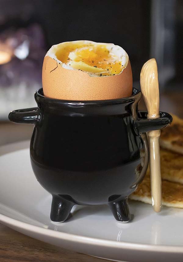 Cauldron | EGG CUP [With Broom Spoon]