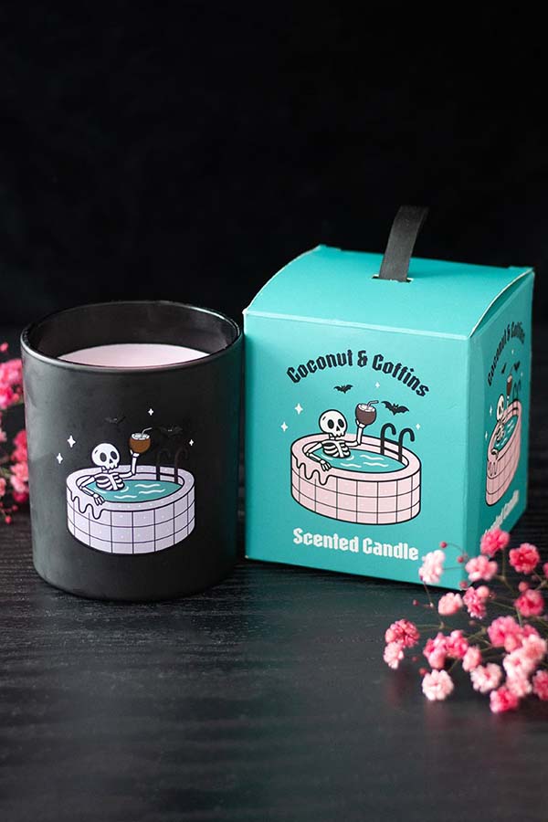 Coconut & Coffins Scented | CANDLE