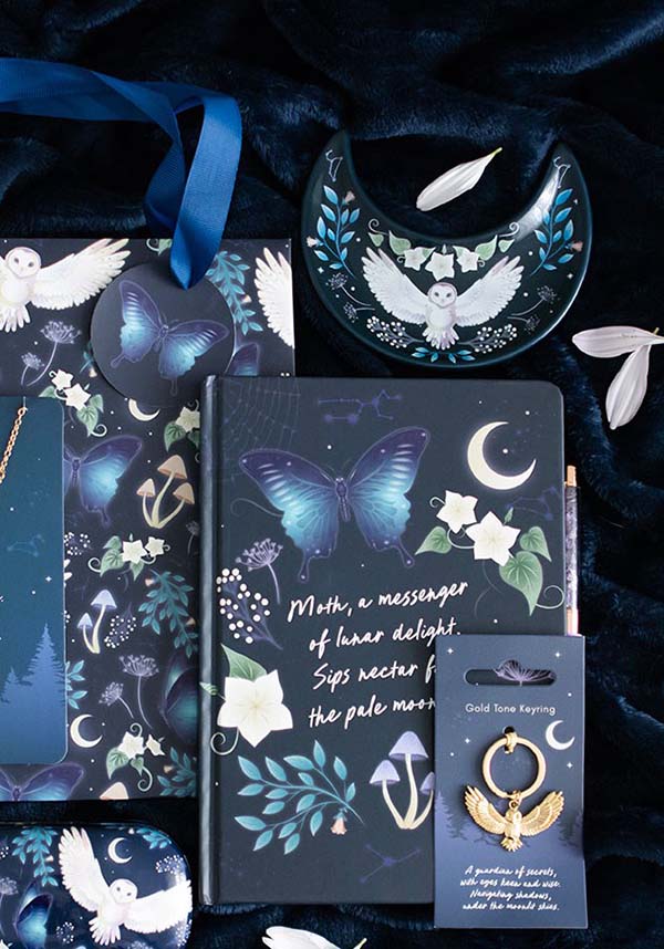 Crescent Moon Owl | TRINKET DISH*