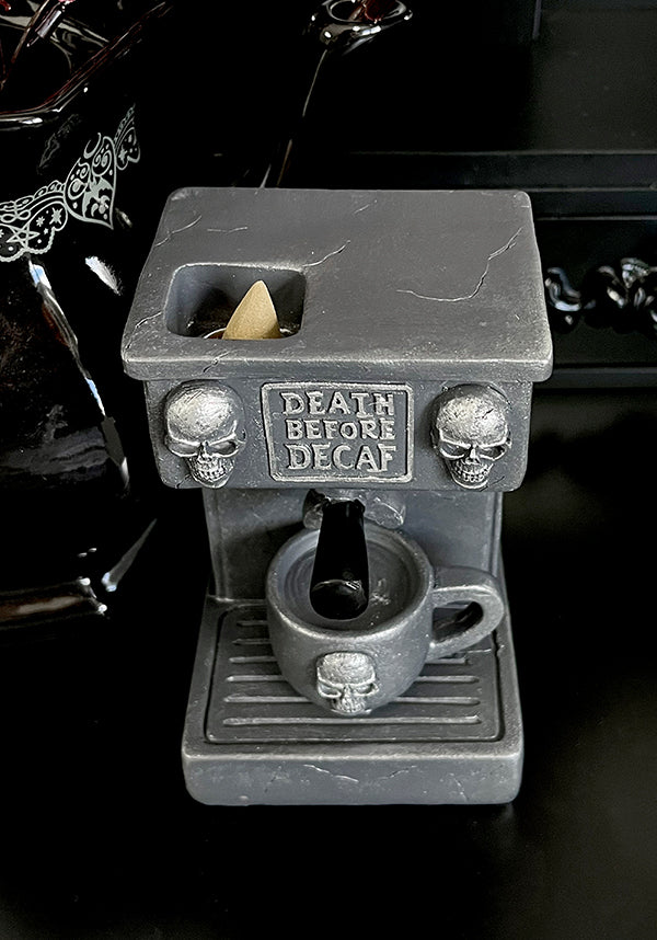 Death Before Decaf | BACKFLOW BURNER