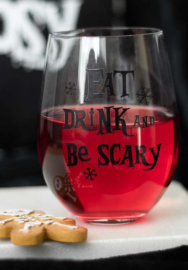 Eat, Drink & Be Scary | STEMLESS GLASS