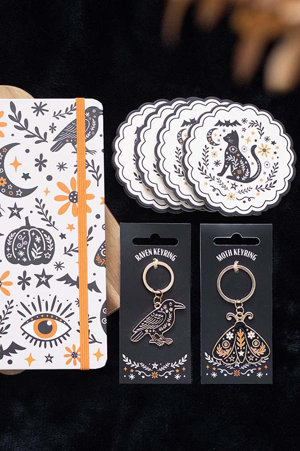 Folk Raven | KEYRING