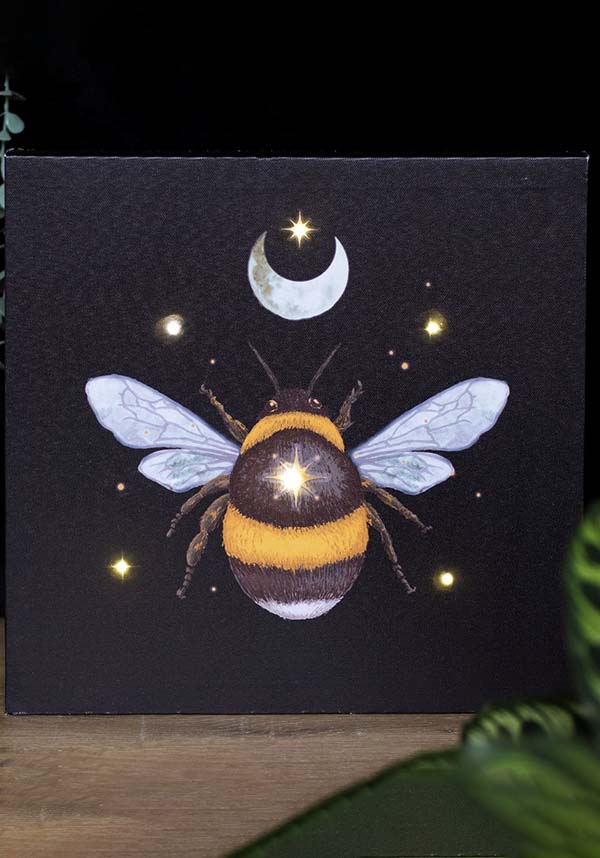 Forest Bee Light Up | CANVAS PLAQUE