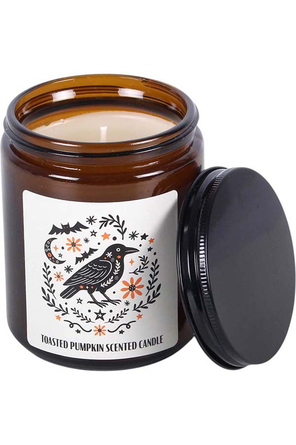 Frightful Folk Raven Toasted Pumpkin Scented | CANDLE