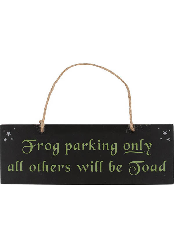 Frog Parking | HANGING SIGN