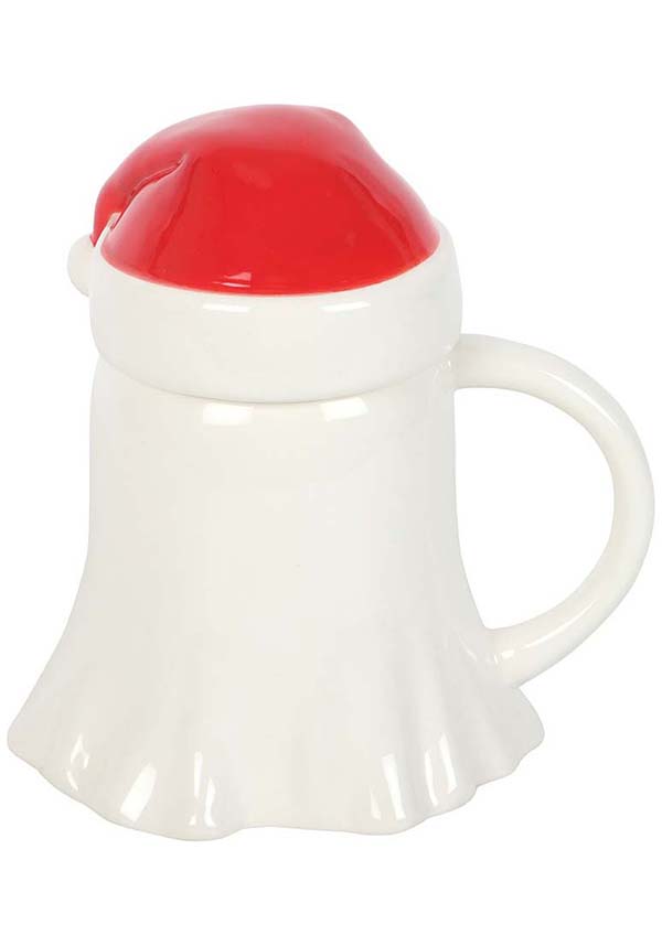 Ghost Shaped [With Santa Hat Lid] | MUG