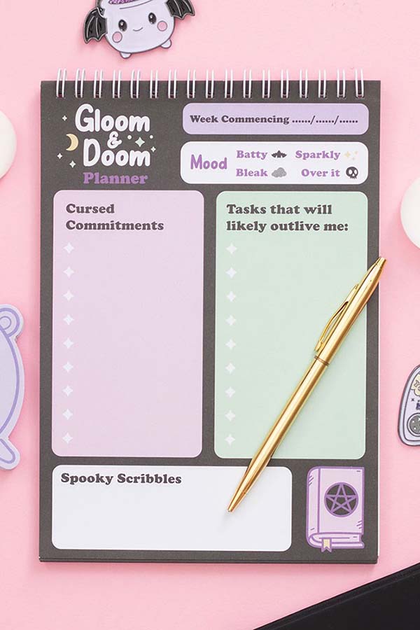 Gloom & Doom | DESK PLANNER