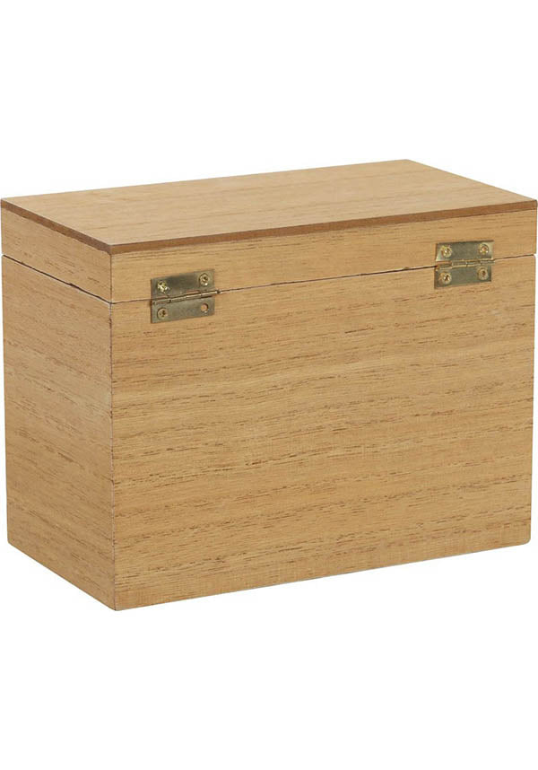 Kitchen Witch | WOODEN RECIPE BOX