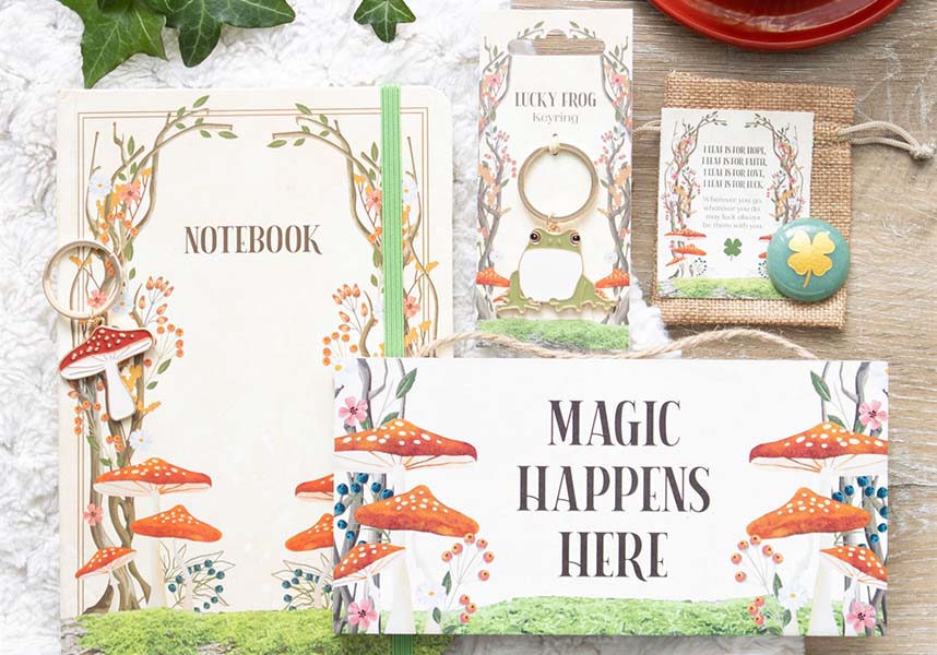 Gothic Gifts Lucky Frog - Lifestyle Shot