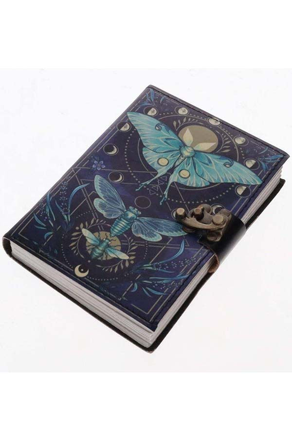 Luna Moth Moon Phase Print | LEATHER JOURNAL