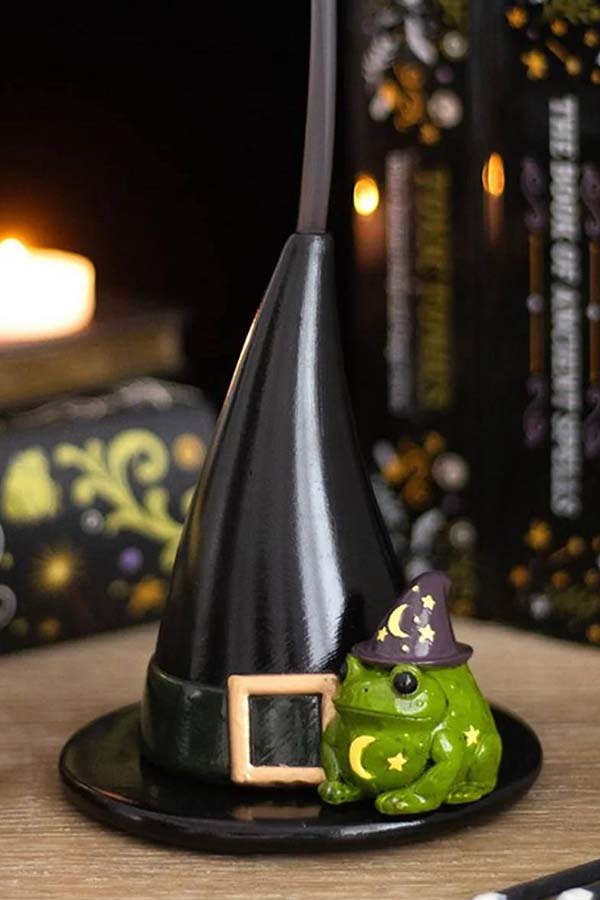 Magic Toad And Witch Hat | INCENSE CONE HOLDER