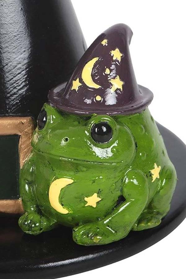 Magic Toad And Witch Hat | INCENSE CONE HOLDER