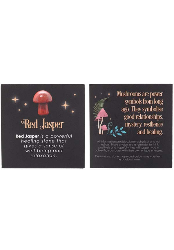 Magical Red Jasper | CRYSTAL MUSHROOM