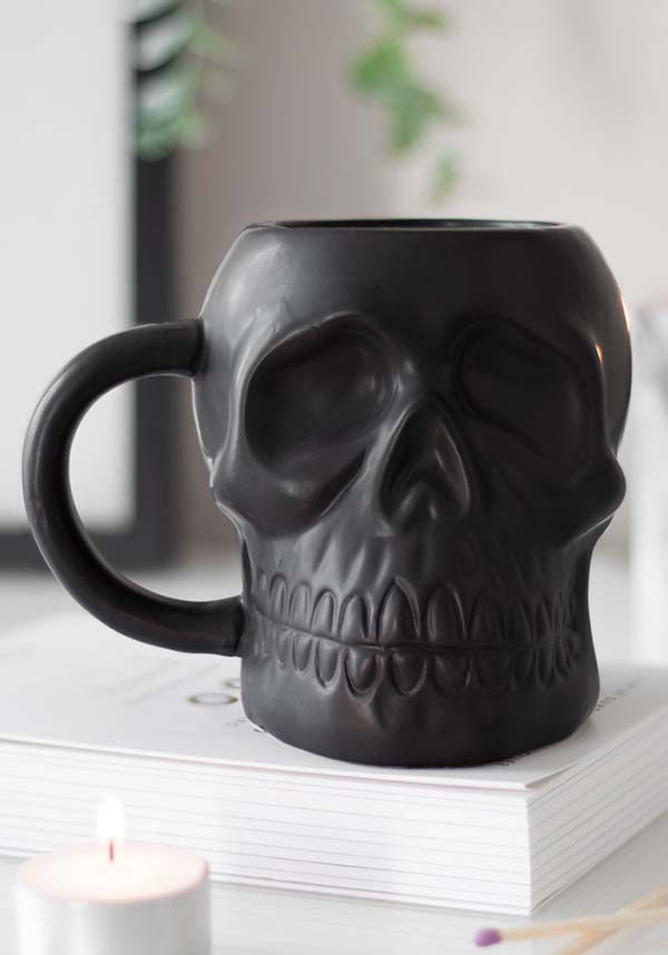 Matte Black | SKULL MUG