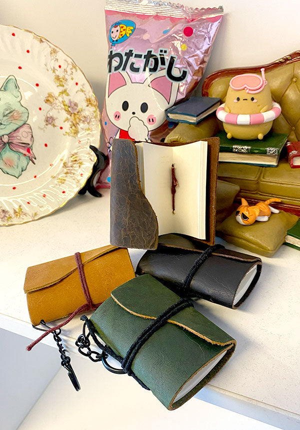 Mini Leather Journal | KEYRING [BLIND PICK]