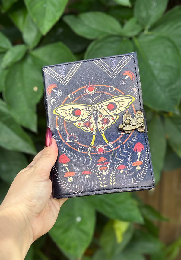 Mushroom Moth | LEATHER JOURNAL