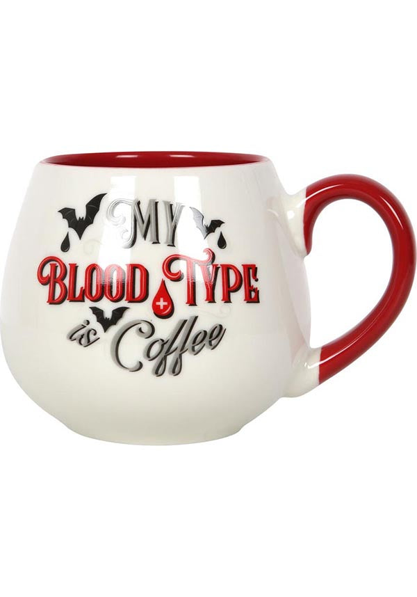 My Blood Type is Coffee | ROUNDED MUG