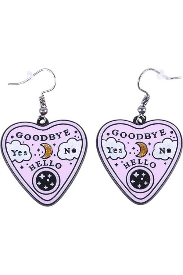 Pastel Talking Board Planchette | EARRINGS