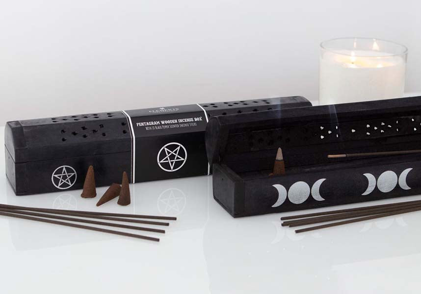 Pentagram Wooden Black Pepper | INCENSE BOX SET