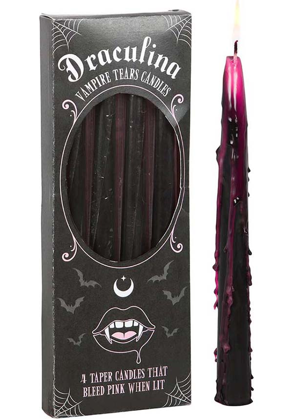 Pink Vampire Tears | TAPER CANDLES