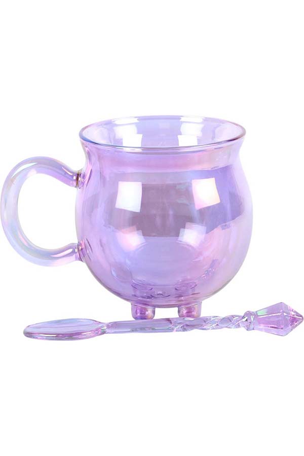 Purple Double Walled Glass Cauldron | MUG