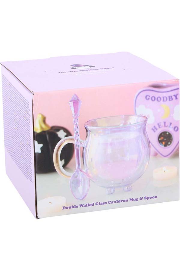 Purple Double Walled Glass Cauldron | MUG