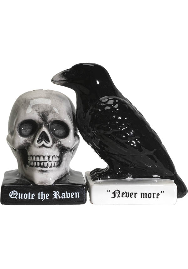 Quoth The Raven  | SALT AND PEPPER SHAKER SET