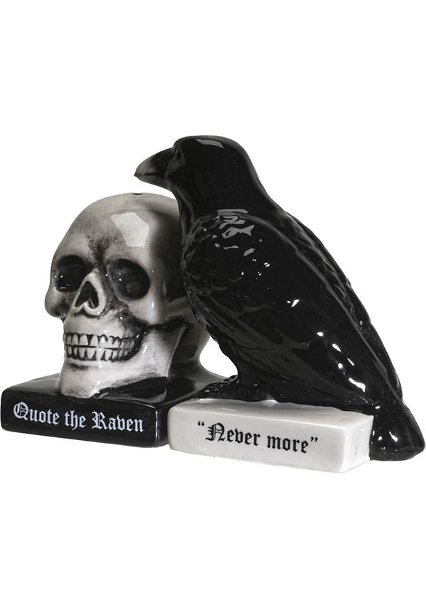 Quoth The Raven  | SALT AND PEPPER SHAKER SET
