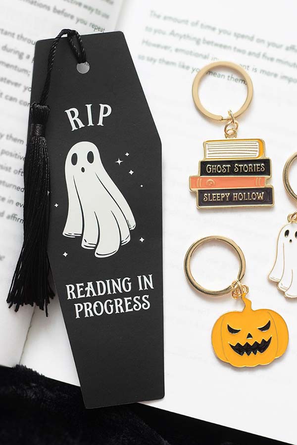 Rip Reading In Progress Coffin | BOOKMARK
