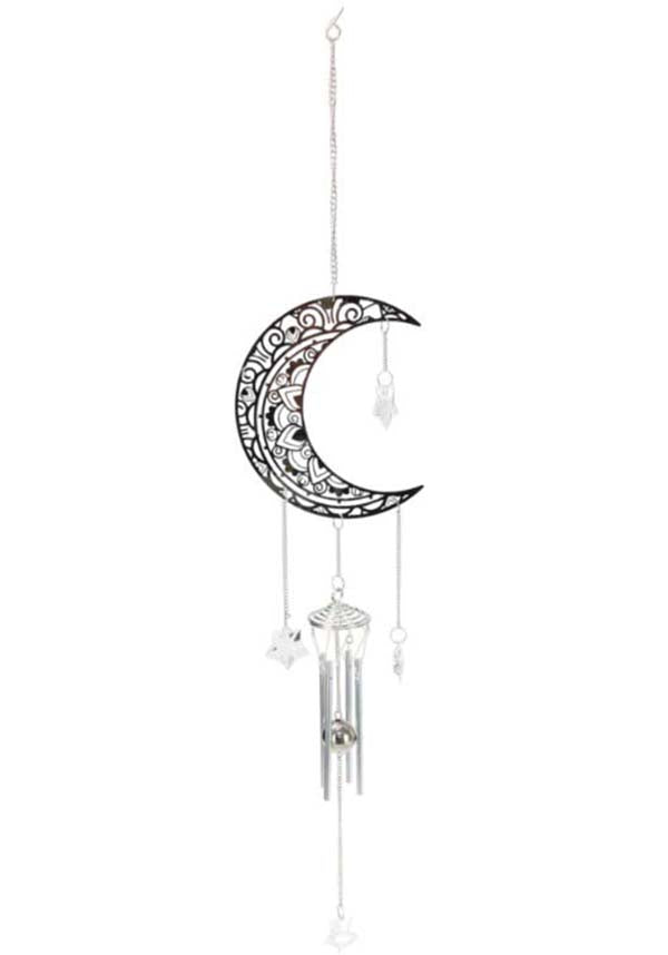 Silver Moon Wind Chime
