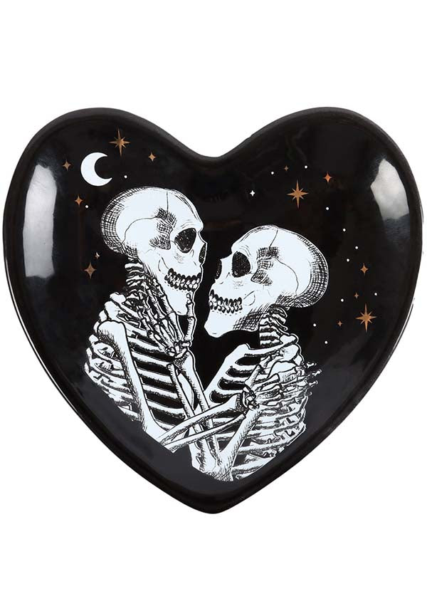 Skeleton Couple Heart | TRINKET DISH