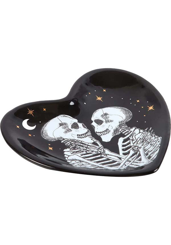 Skeleton Couple Heart | TRINKET DISH