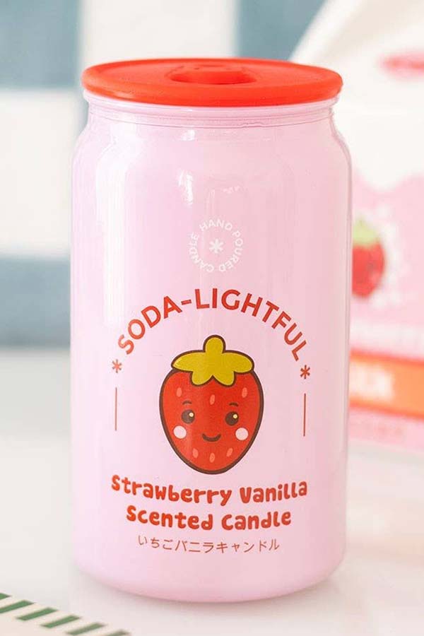 Soda-lightful [Strawberry Vanilla] | CANDLE