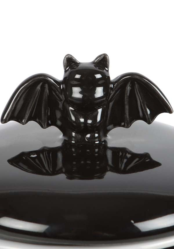 GOTHIC GIFTS Striped Bat | STORAGE JAR - Detail 4