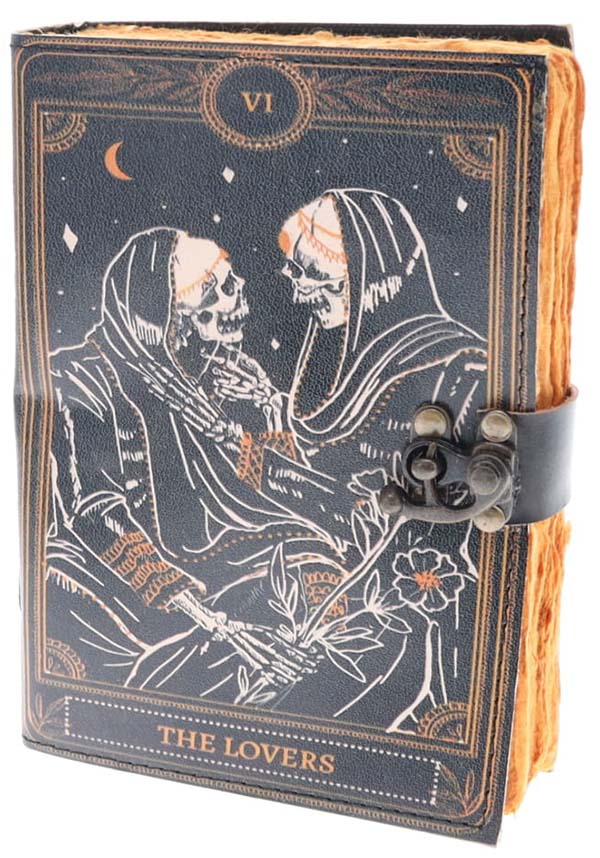 The Lovers [Black/Gold] | LEATHER JOURNAL