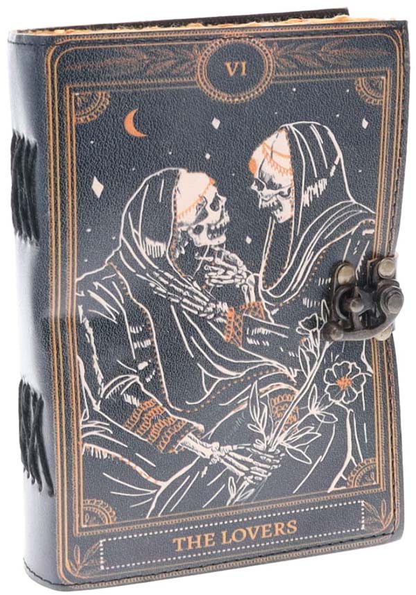 The Lovers [Black/Gold] | LEATHER JOURNAL