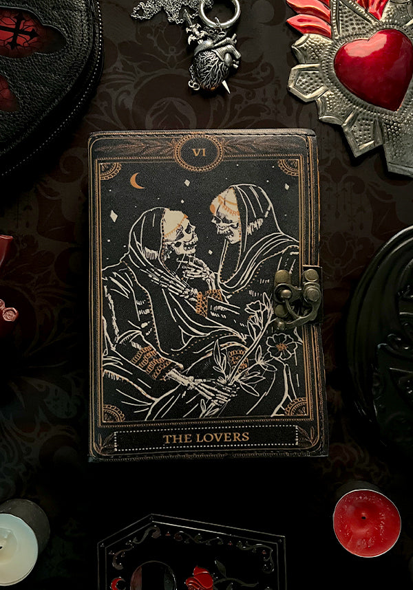 The Lovers [Black/Gold] | LEATHER JOURNAL