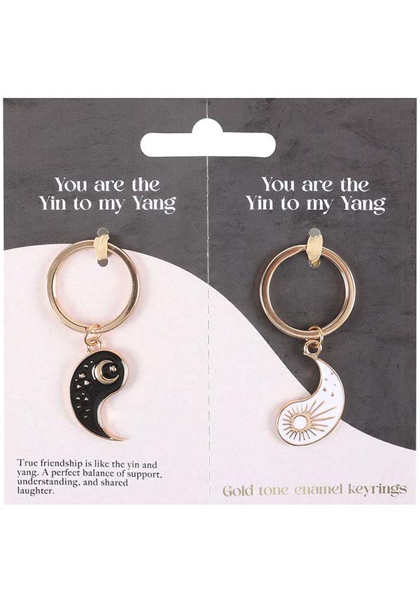 GOTHIC GIFTS Yin Yang Best Friend | KEYRINGS - Detail 2