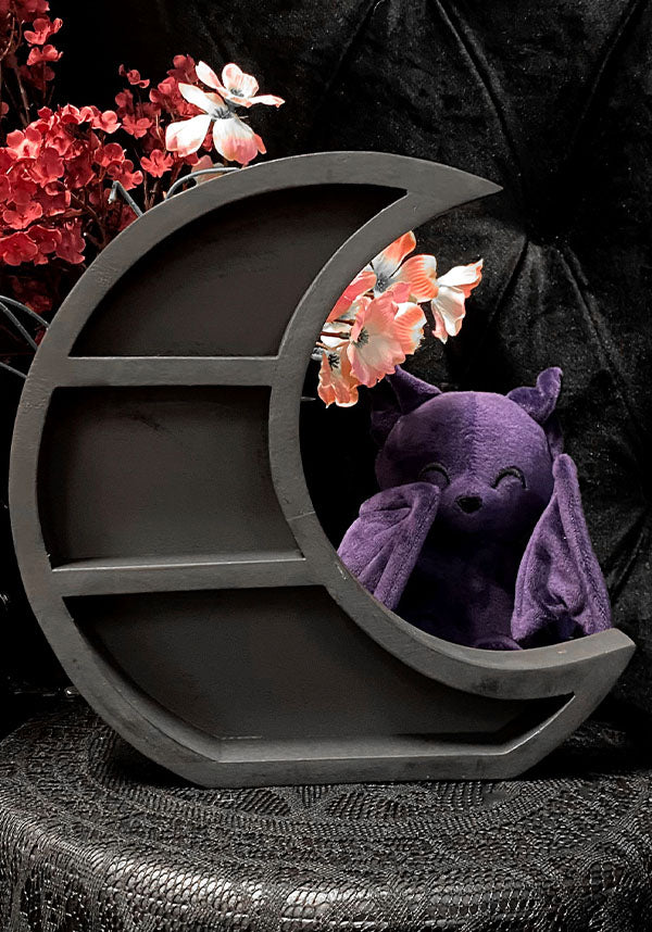 Moon Crescent [Large] Wooden | WALL SHELF