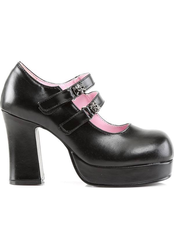 GOTHIKA-09 [Black] | PLATFORM HEELS [PREORDER] - Beserk - all, black, clickfrenzy15-2023, demonia, demonia shoes, discountapp, fp, goth, gothic, halloween, heel, heels, heels [preorder], labelpreorder, labelvegan, lolita, mary jane, mary janes, platform, platforms, platforms [preorder], pleaserimageupdated, ppo, preorder, shoes, vegan
