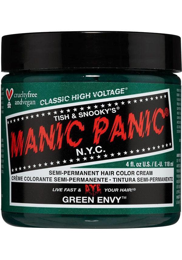Green Envy | CLASSIC COLOUR - Beserk - 420sale, all, clickfrenzy15-2023, cosmetics, cpgstinc, discountapp, dye, ebaymp, fp, goth, green, hair, hair colour, hair dye, hair green, labelvegan, manic panic, manic panic hair, vegan