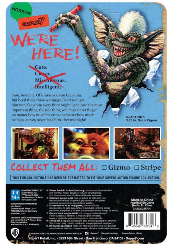 Gremlins: Stripe | REACTION FIGURE*