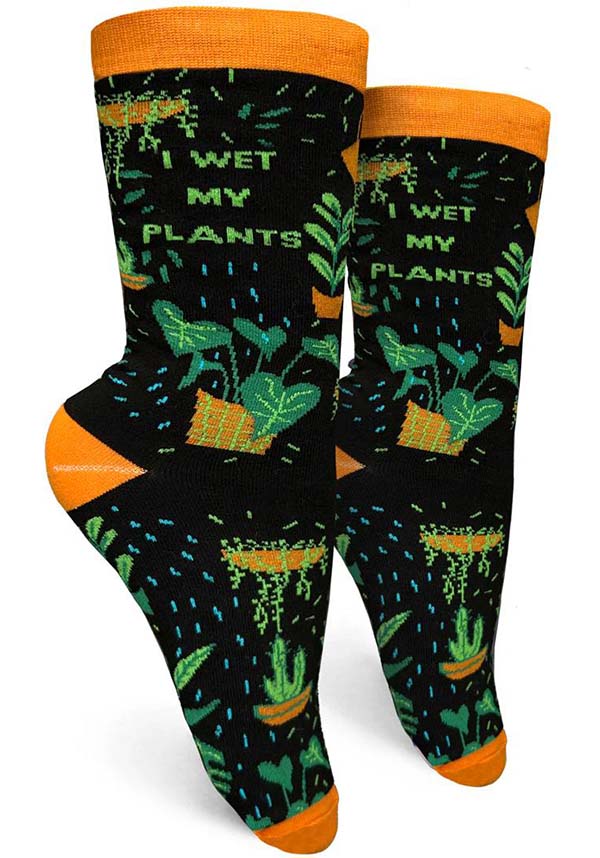 I Wet My Plants | CREW SOCKS*