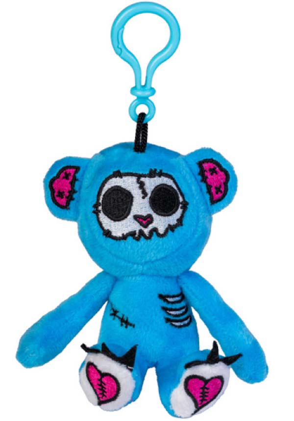 Grim St Bear [Blue] | PLUSH KEYCHAIN*