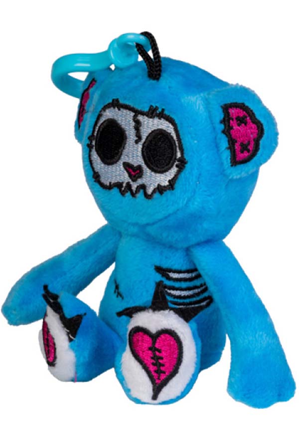 Grim St Bear [Blue] | PLUSH KEYCHAIN*