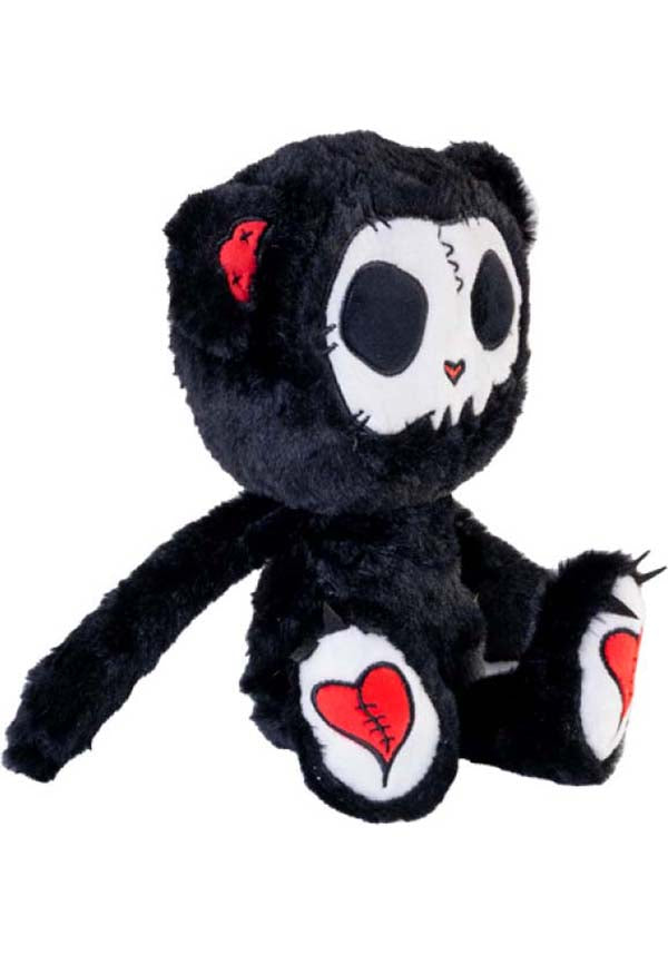 Grim the Stitch Bear [Black] | GOOLI PLUSH