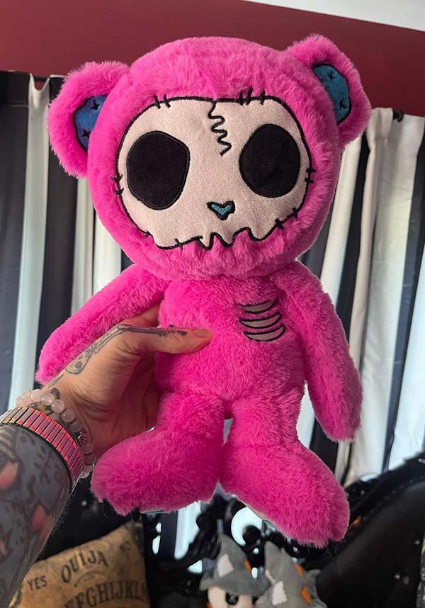 Grim the Stitch Bear [Pink] | GOOLI PLUSH