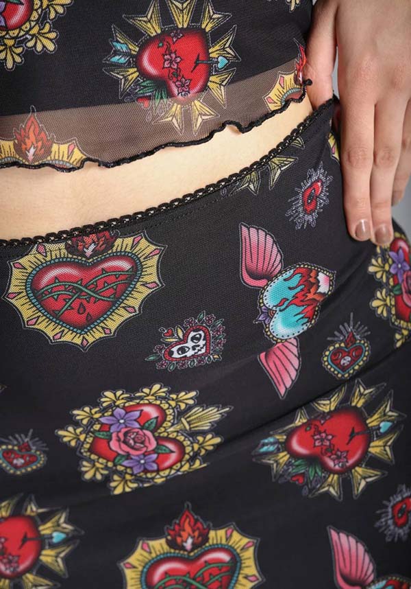 Amias | MESH SKIRT**