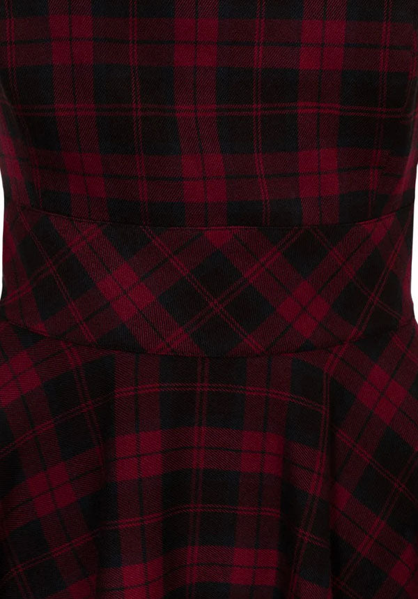 Carmina [Burgundy] | PINAFORE DRESS